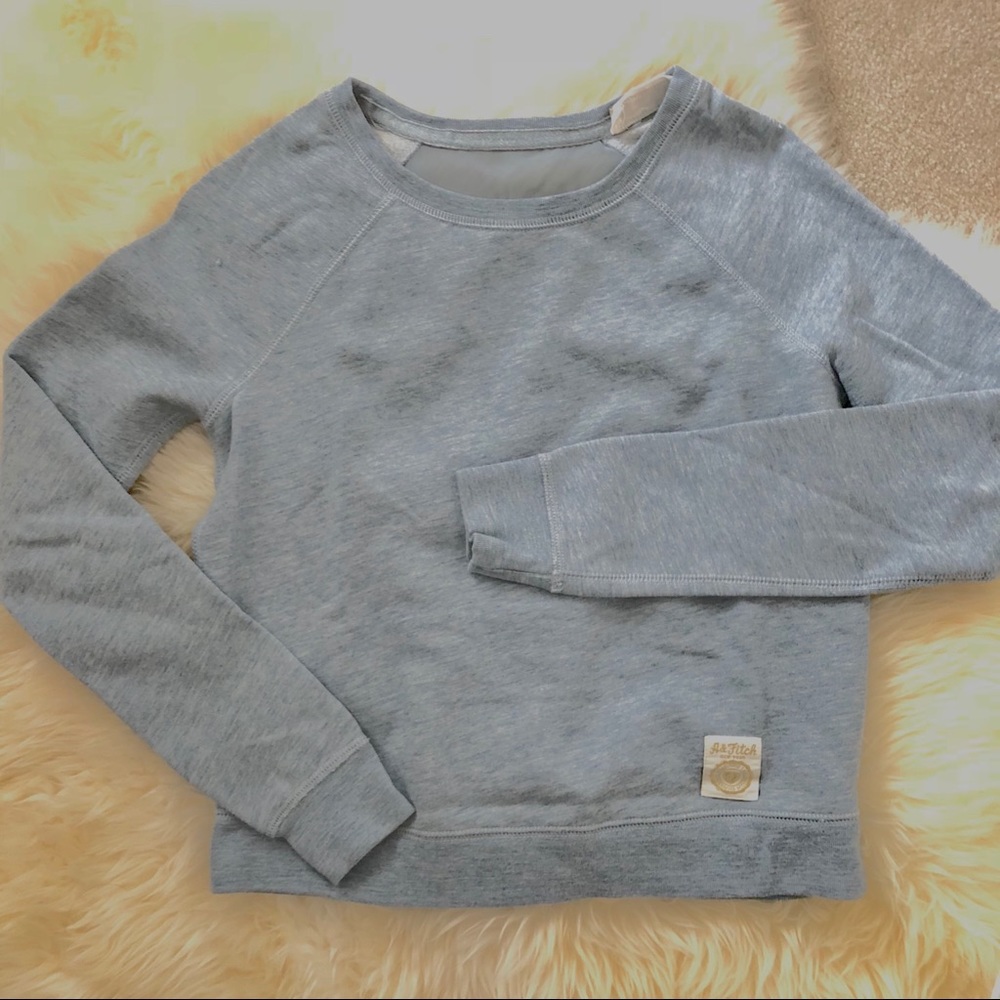 Abercrombie & Fitch baby blue reglan sweatshirt